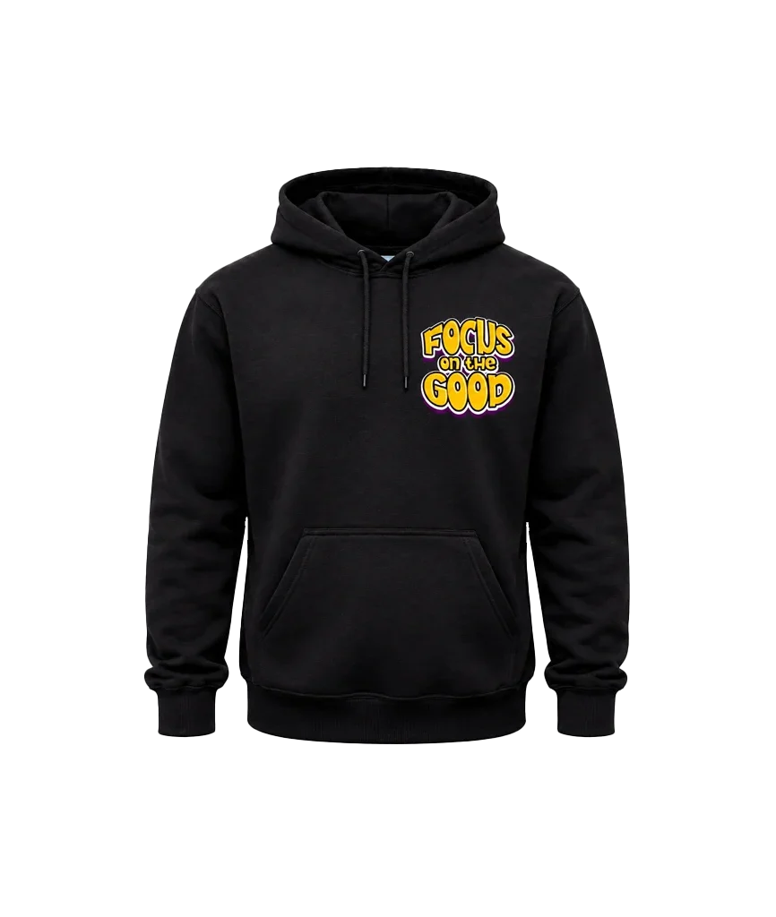 Focus On The Good Dual-Print Hoodie