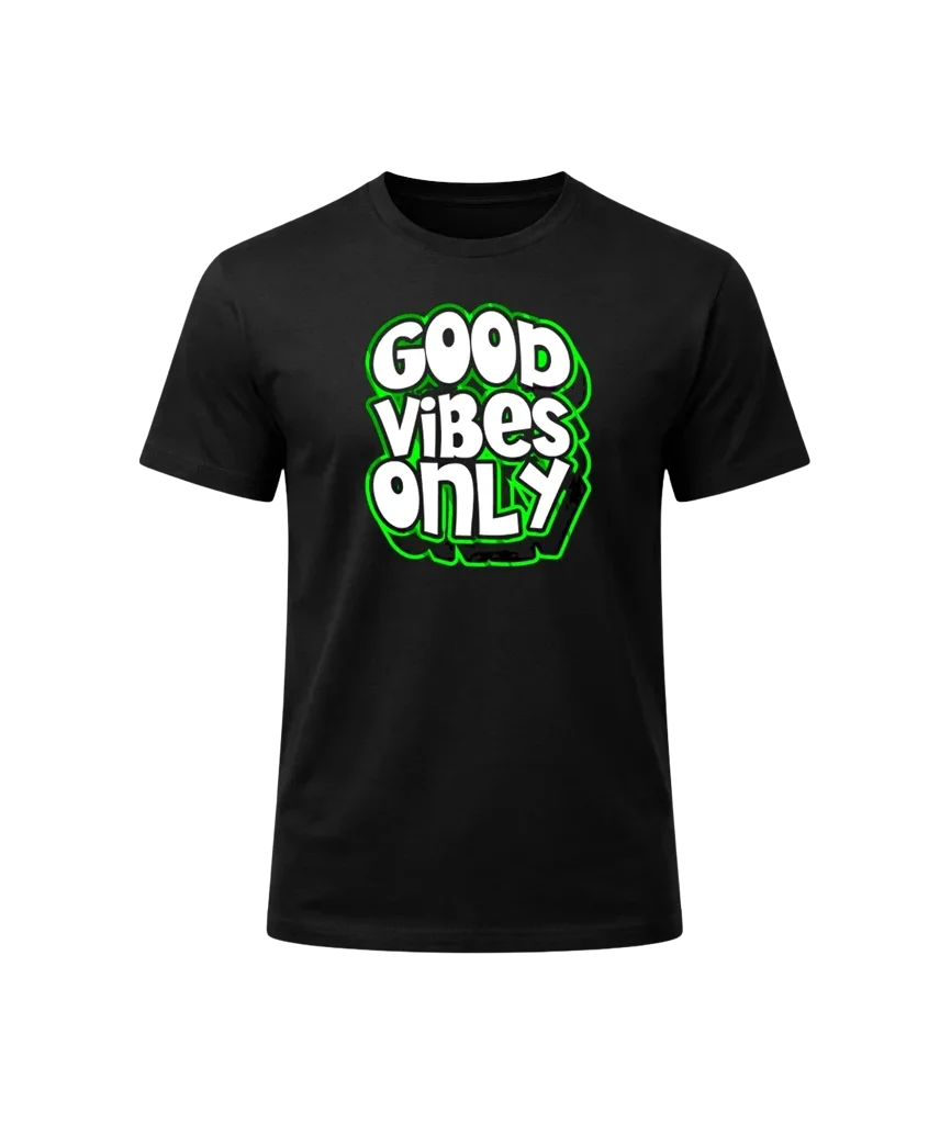 Good Vibes Only Classic Graphic T-Shirt