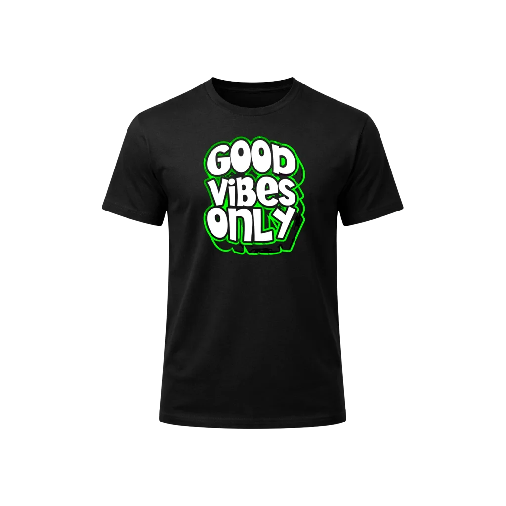 Good Vibes Only Classic Graphic T-Shirt