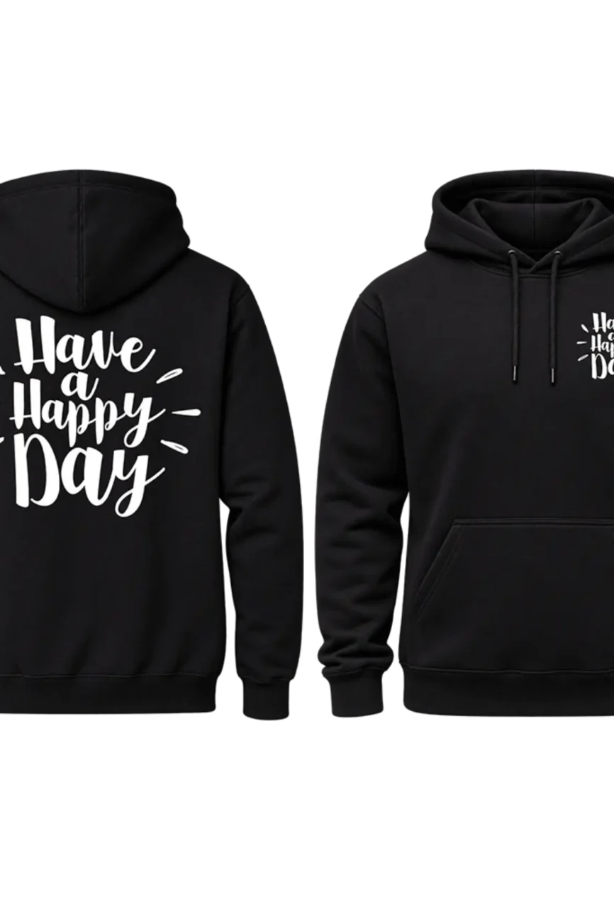 Happy Day Double-Print Hoodie