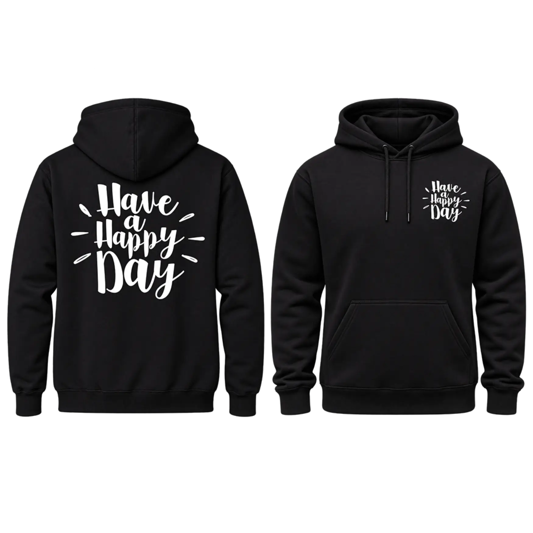 Happy Day Double-Print Hoodie