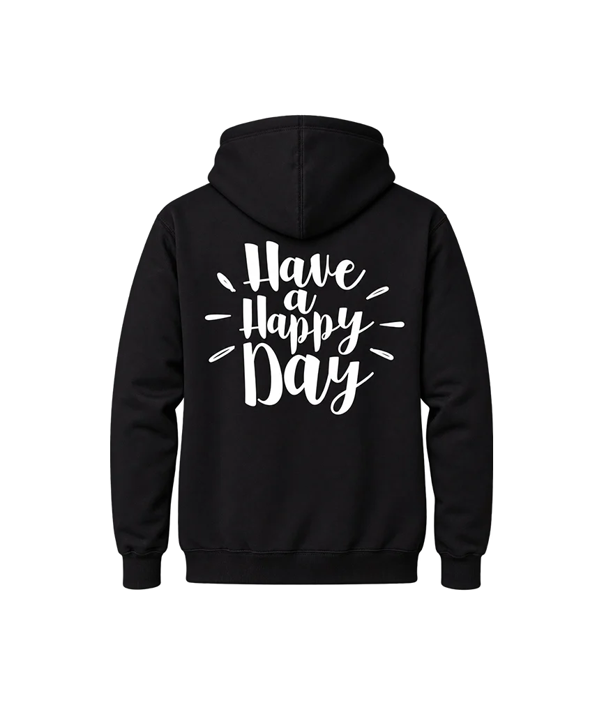 Happy Day Double-Print Hoodie