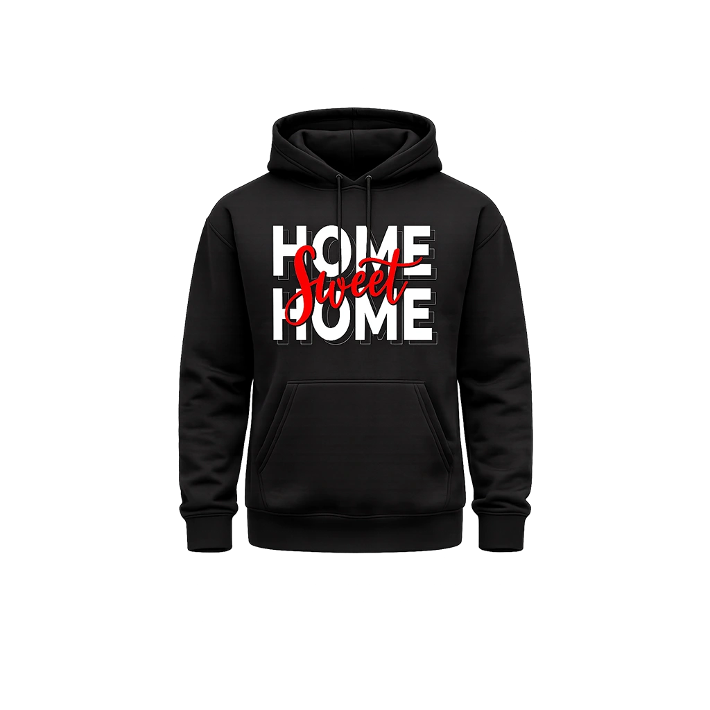 Home Sweet Home Graphic Pullover Hoodie