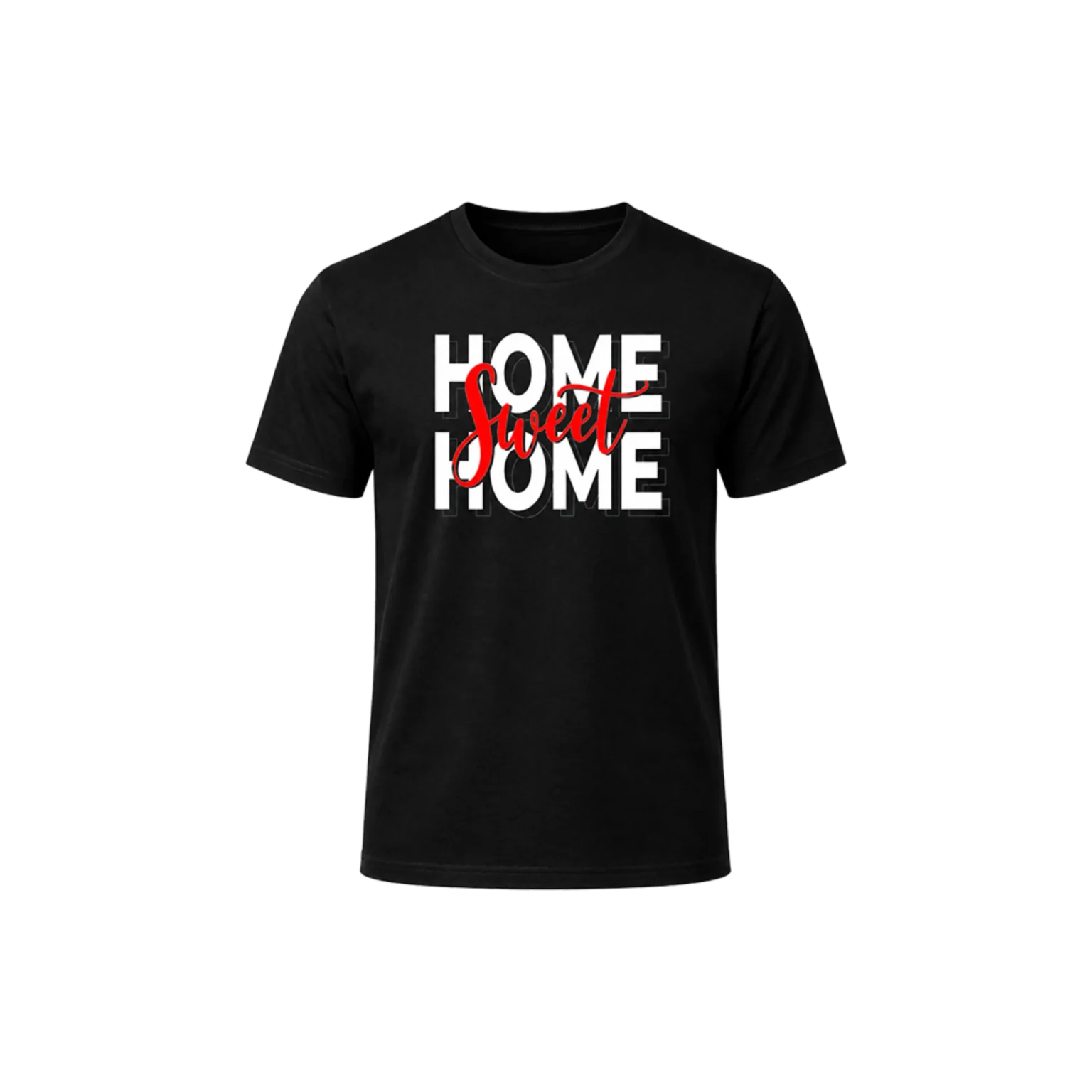Men’s Home Sweet Home Typography T-Shirt