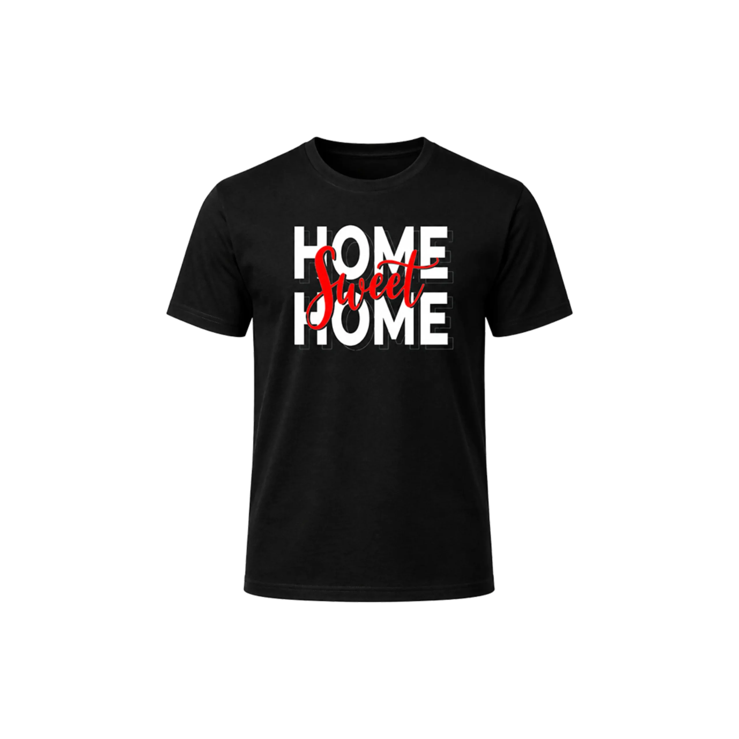 Men’s Home Sweet Home Typography T-Shirt