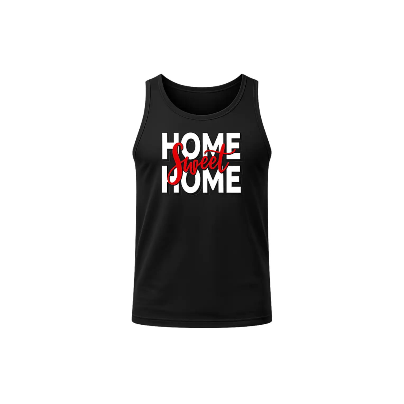 Women’s Home Sweet Home Typography Tank