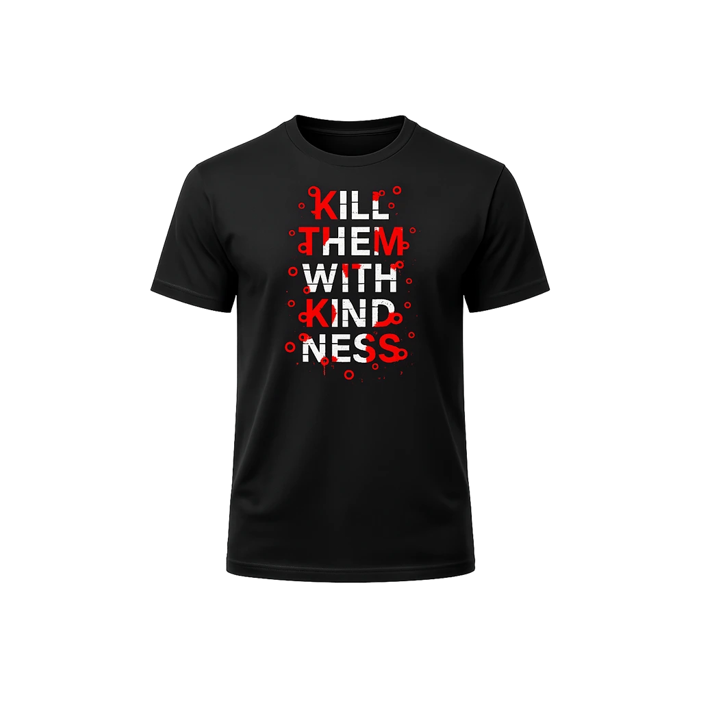 Kill Them With Kindness Graphic Crewneck Tee
