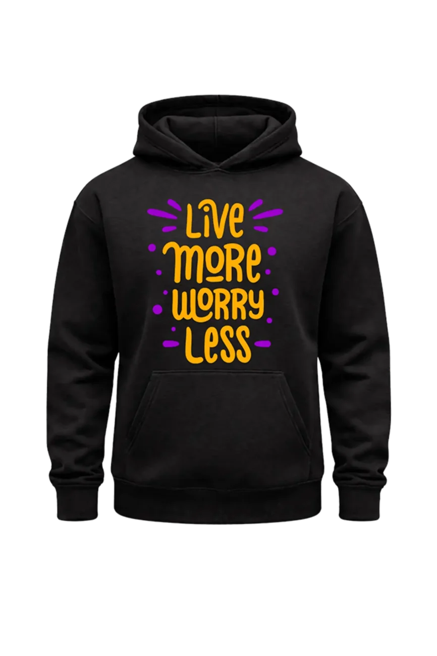 Live More Graphic Hoodie