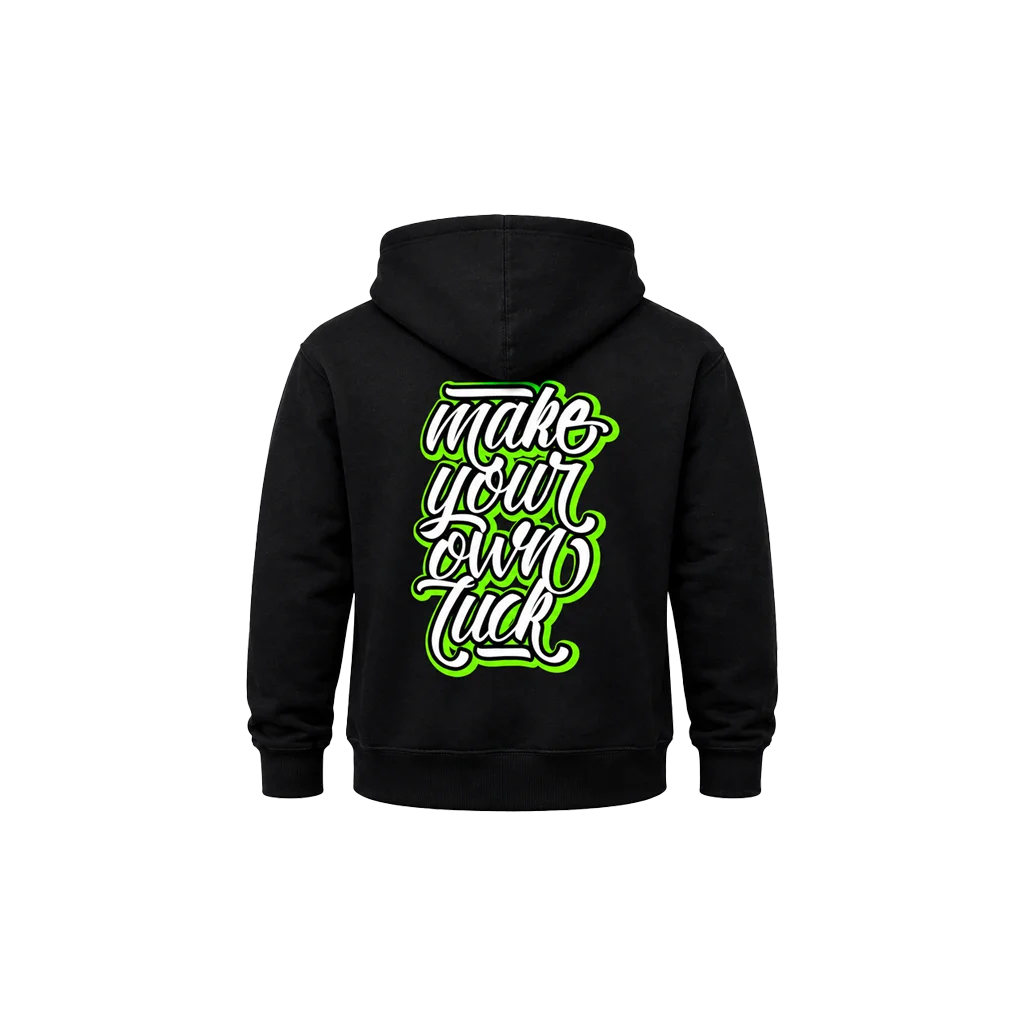 Make Your Own Luck Back Graphic Hoodie