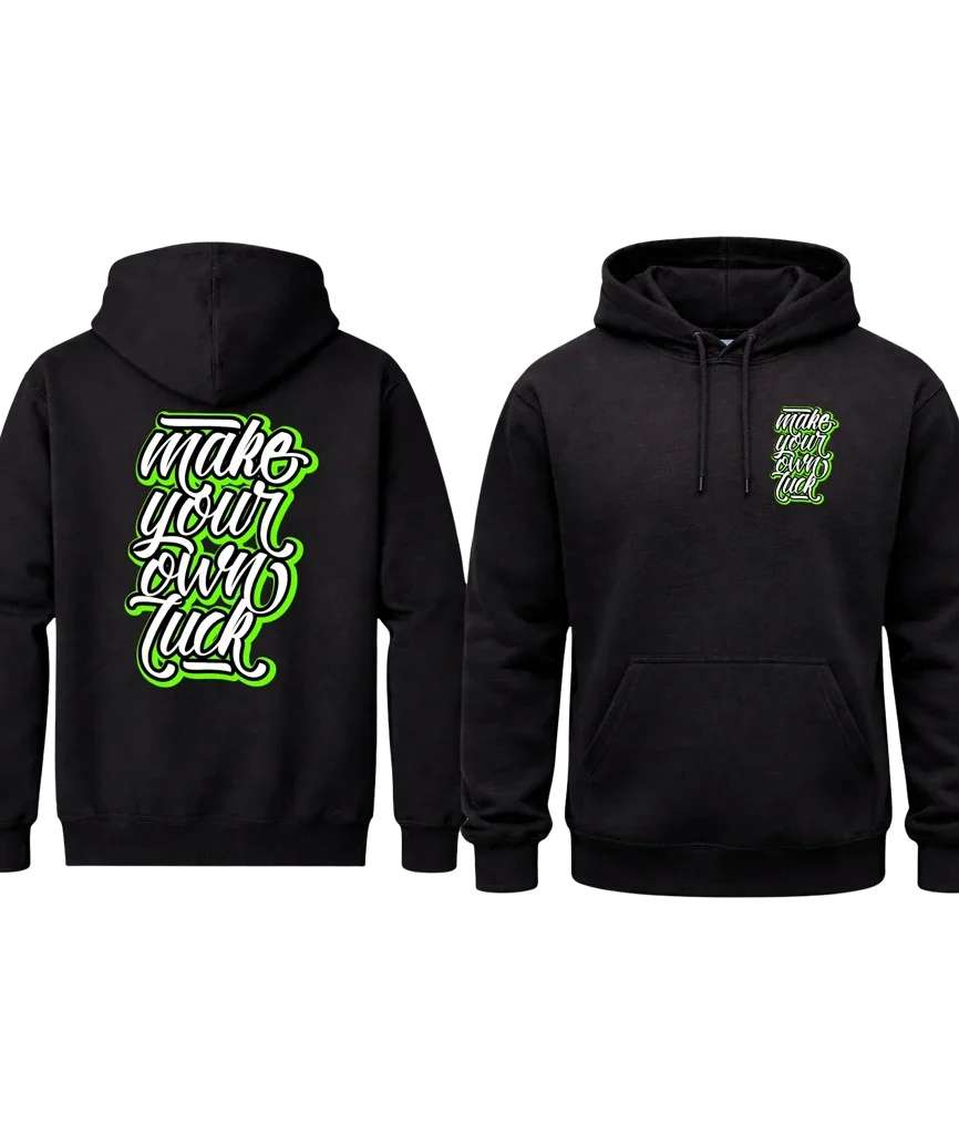 Make Your Own Luck Back Graphic Hoodie