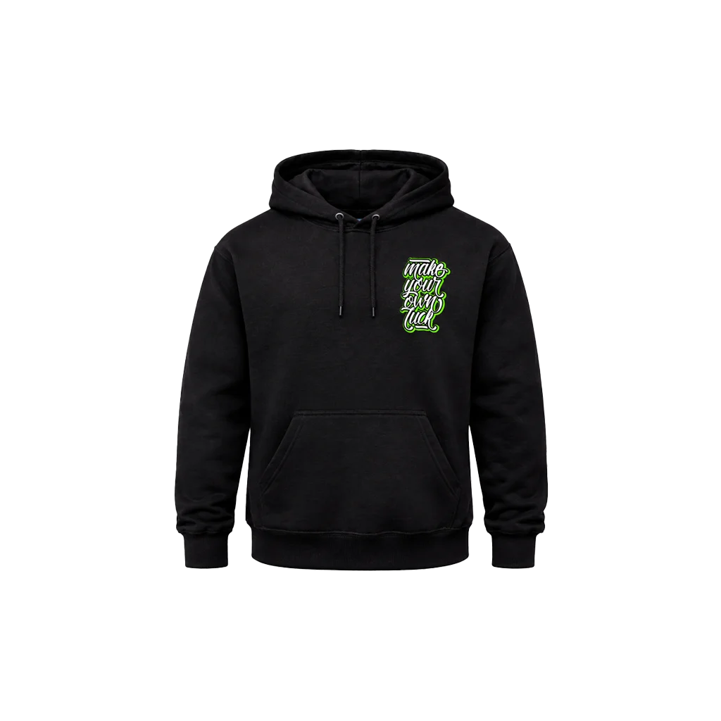 Make Your Own Luck Back Graphic Hoodie