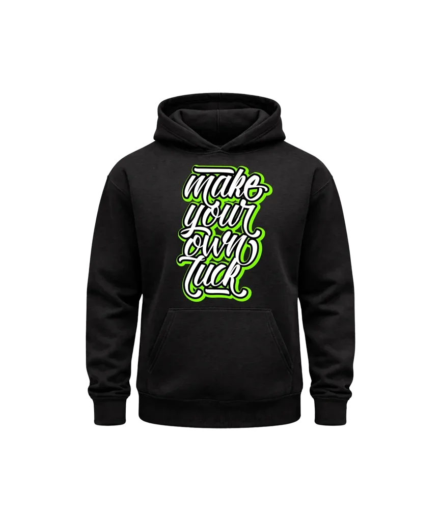 Make Your Own Luck Center Graphic Hoodie