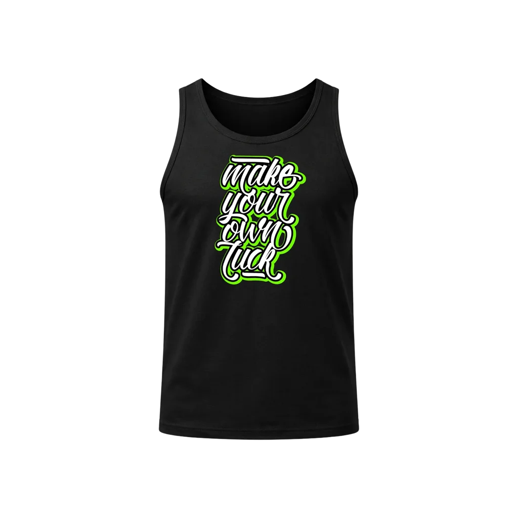 Make Your Own Luck Graphic Tank Top
