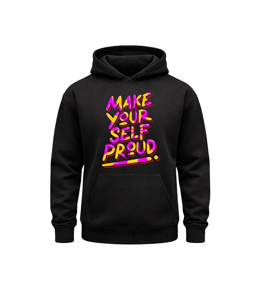 Unisex Make Yourself Proud Neon Hoodie