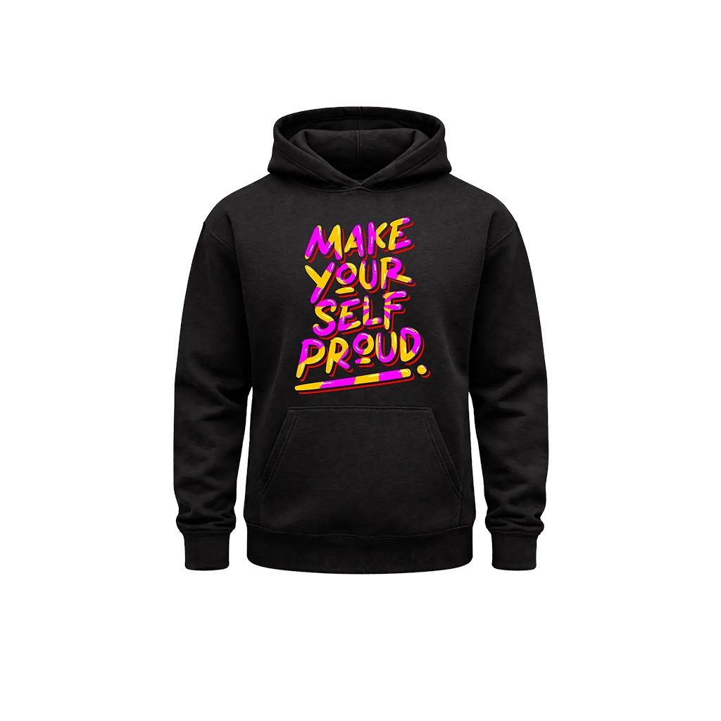 Make Yourself Proud Men’s Graphic Hoodie