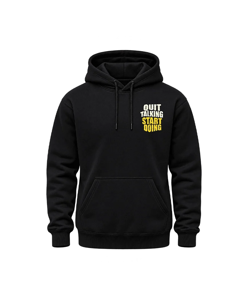 Motivational Gym Quote Pullover Hoodie