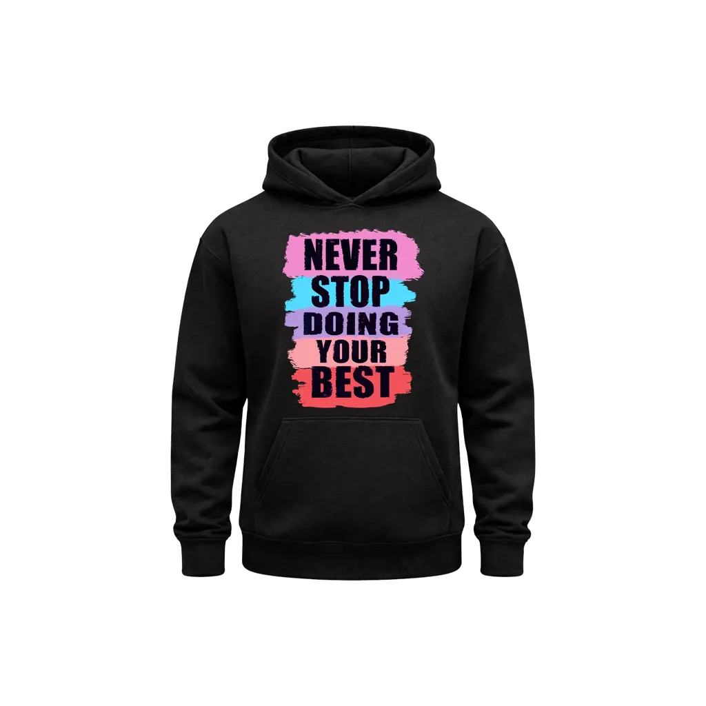 Never Stop Doing Your Best Hoodie