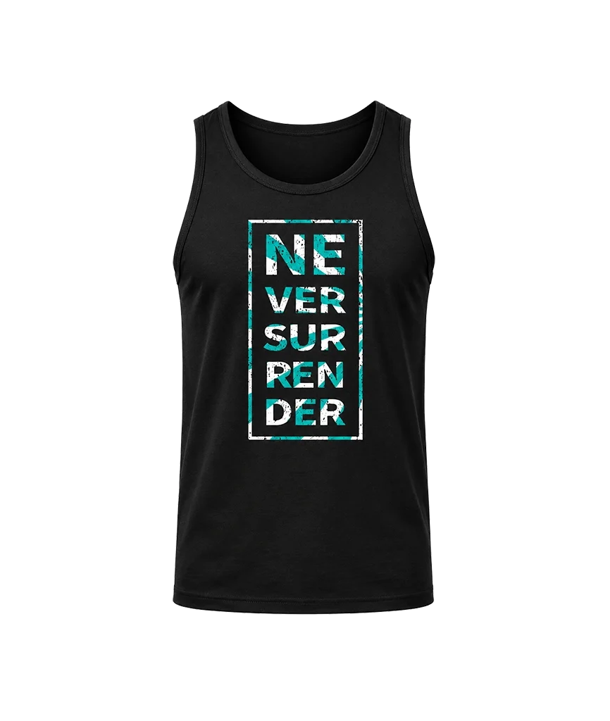 Never Surrender” Gym & Casual Sleeveless Top