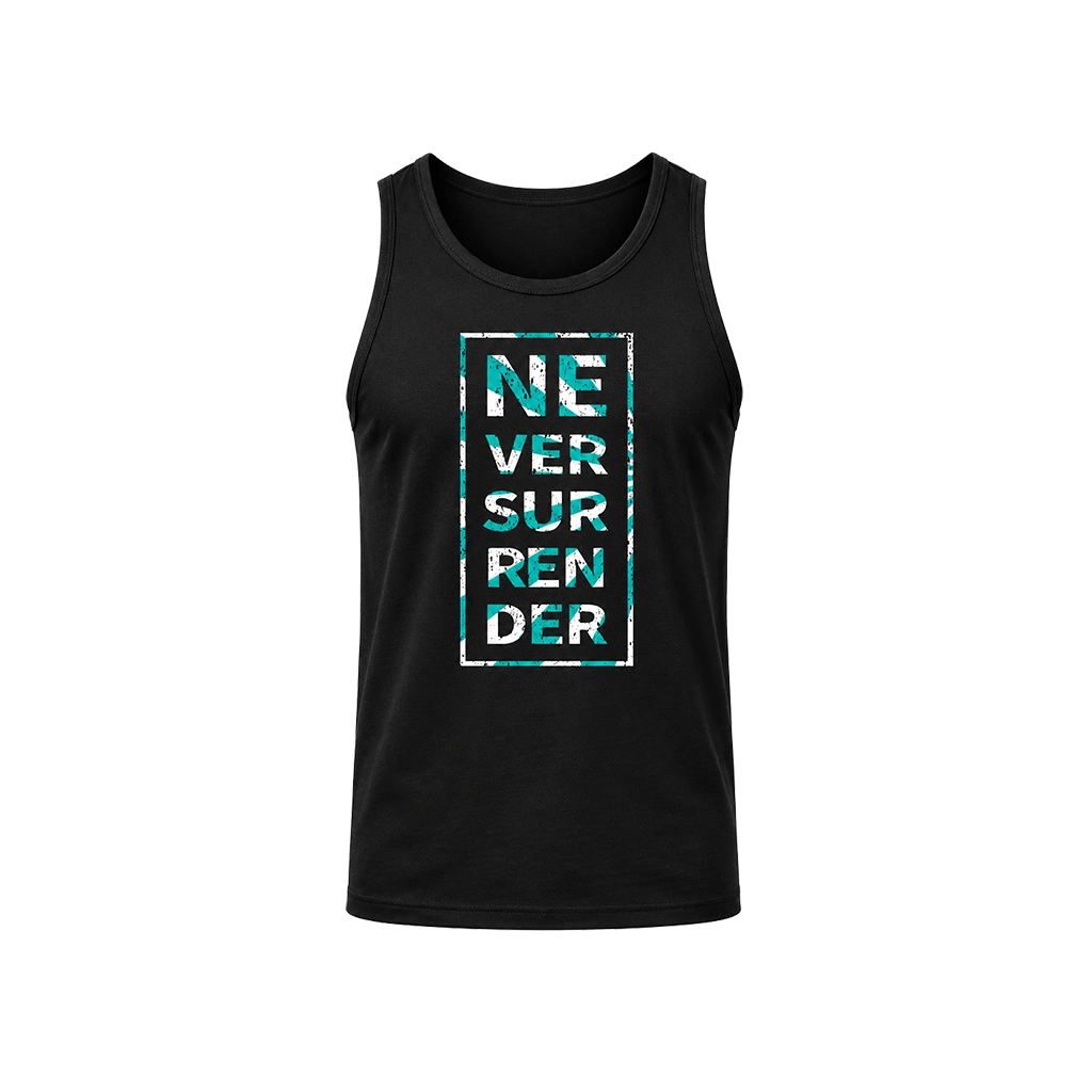 Never Surrender” Gym & Casual Sleeveless Top
