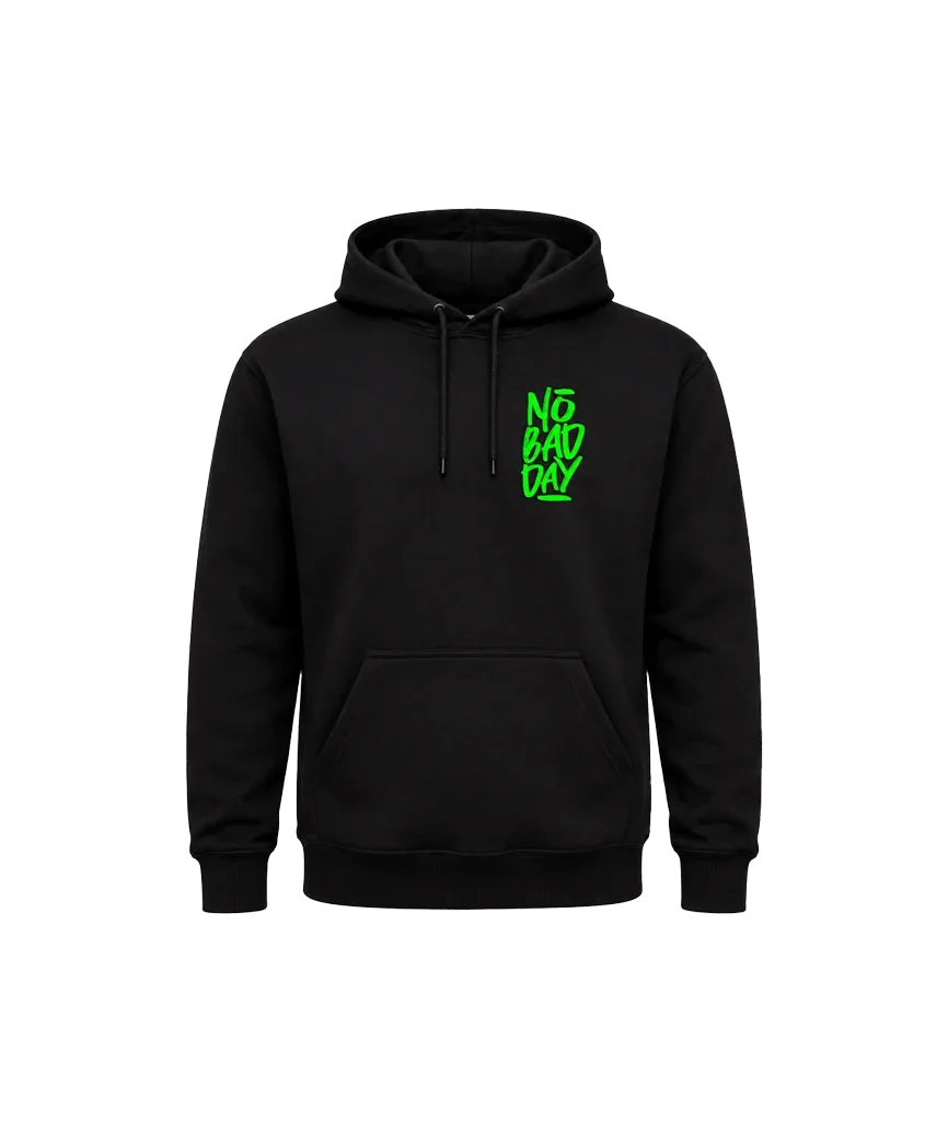 No Bad Day Dual-Print Streetwear Hoodie