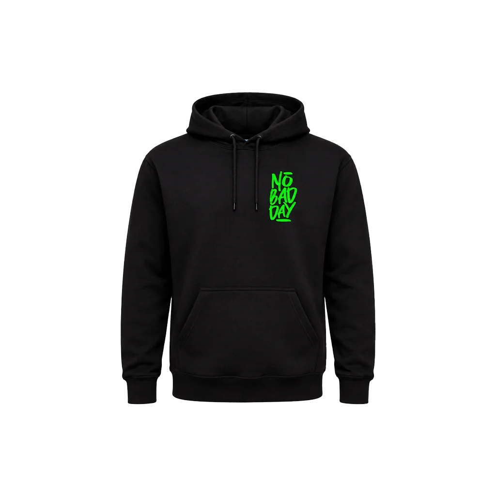 No Bad Day Dual-Print Streetwear Hoodie
