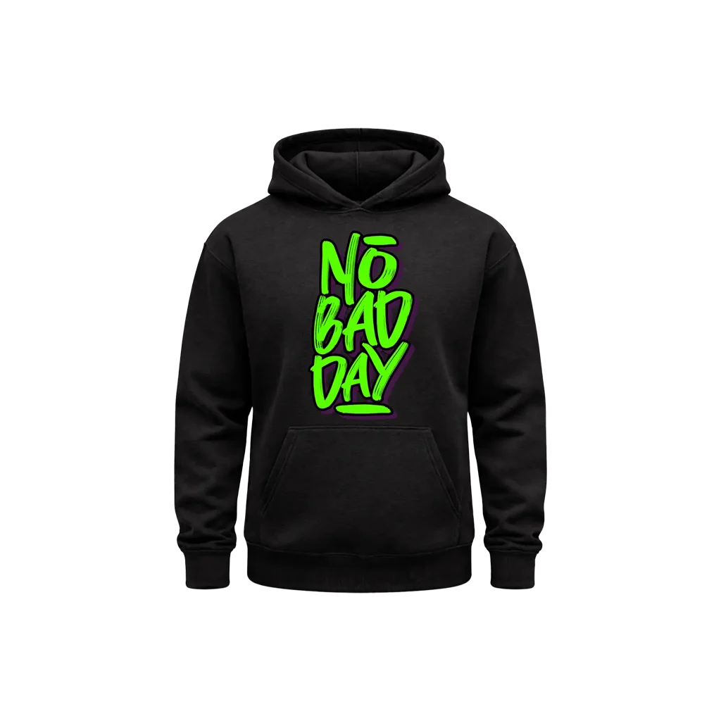 No Bad Day Bold Front Graphic Pullover