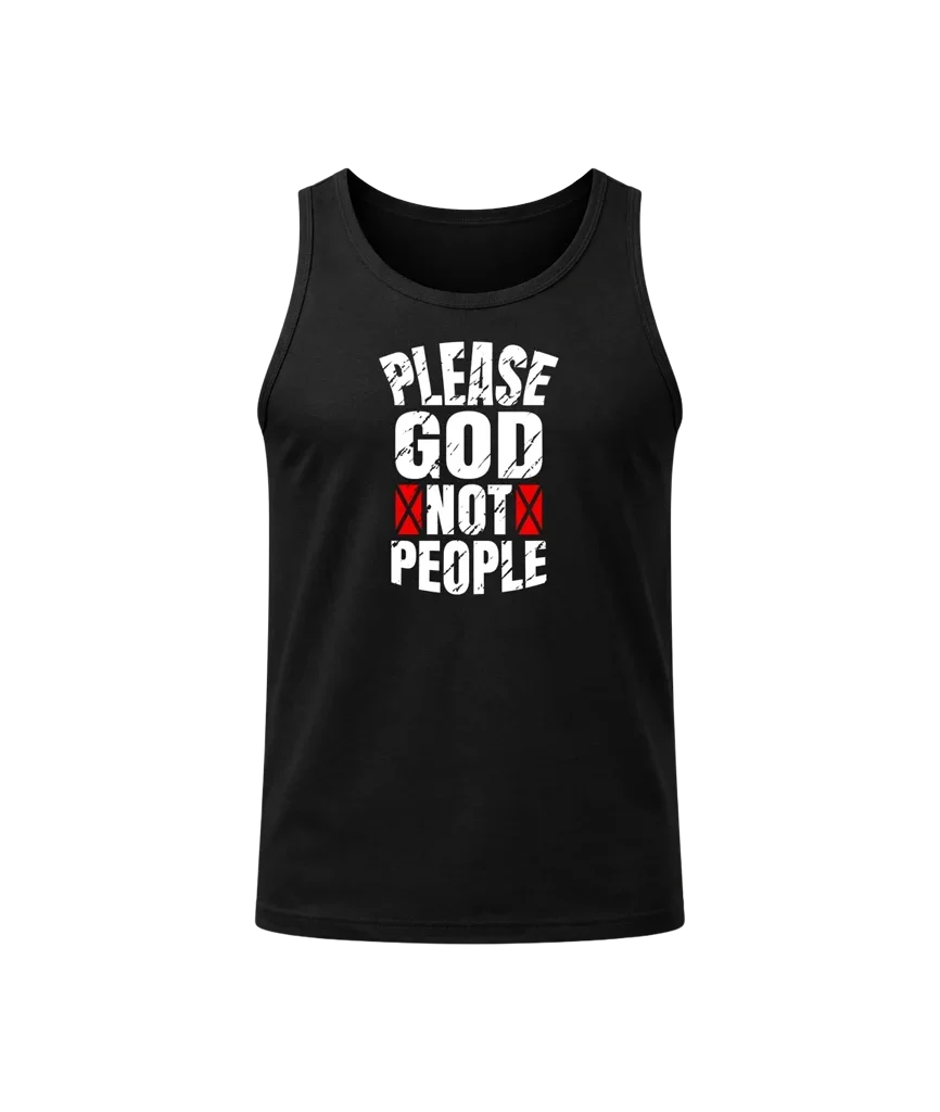Please God Not People Sleeveless Tank