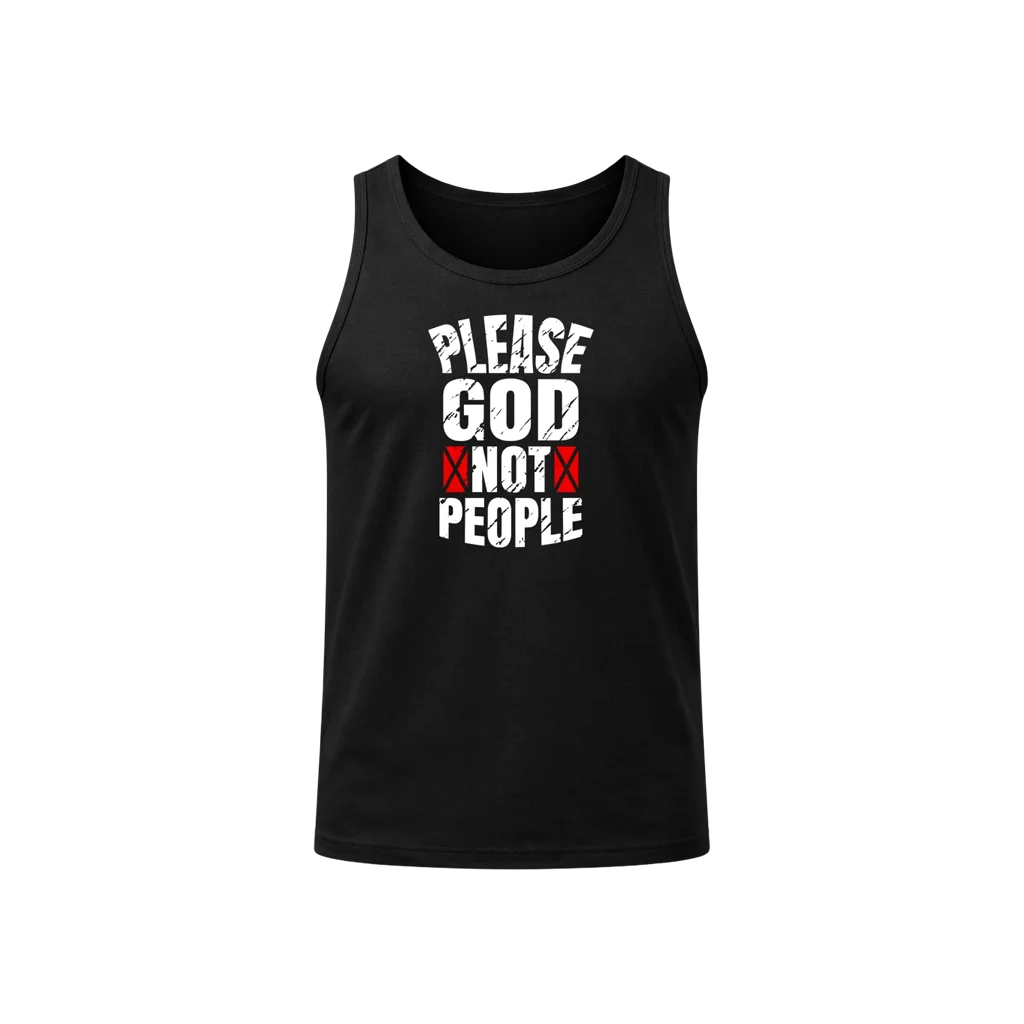 Please God Not People Sleeveless Tank