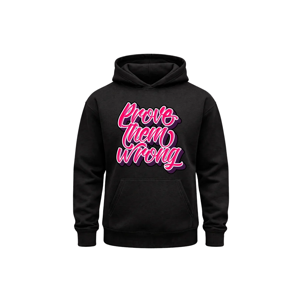 Prove Them Wrong Front Graphic Hoodie
