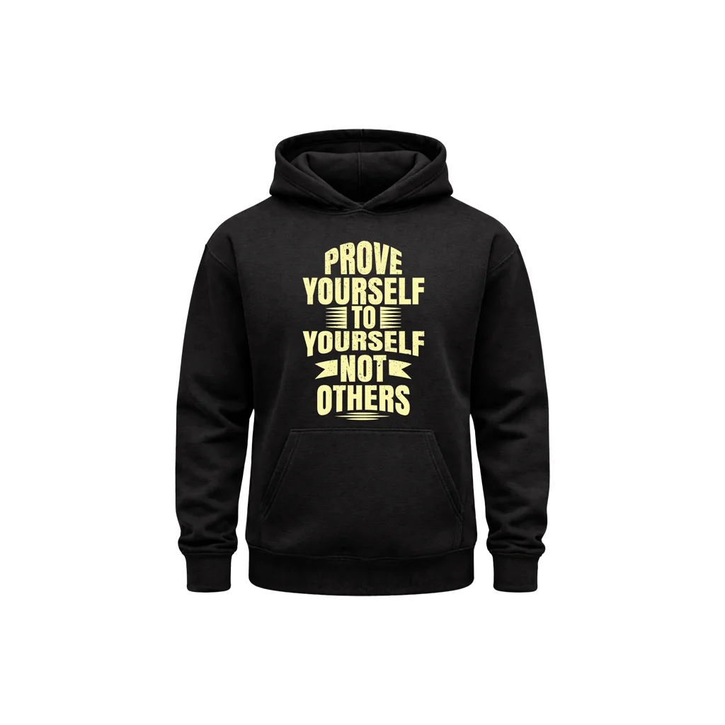 Prove Yourself Motivational Pullover Hoodie