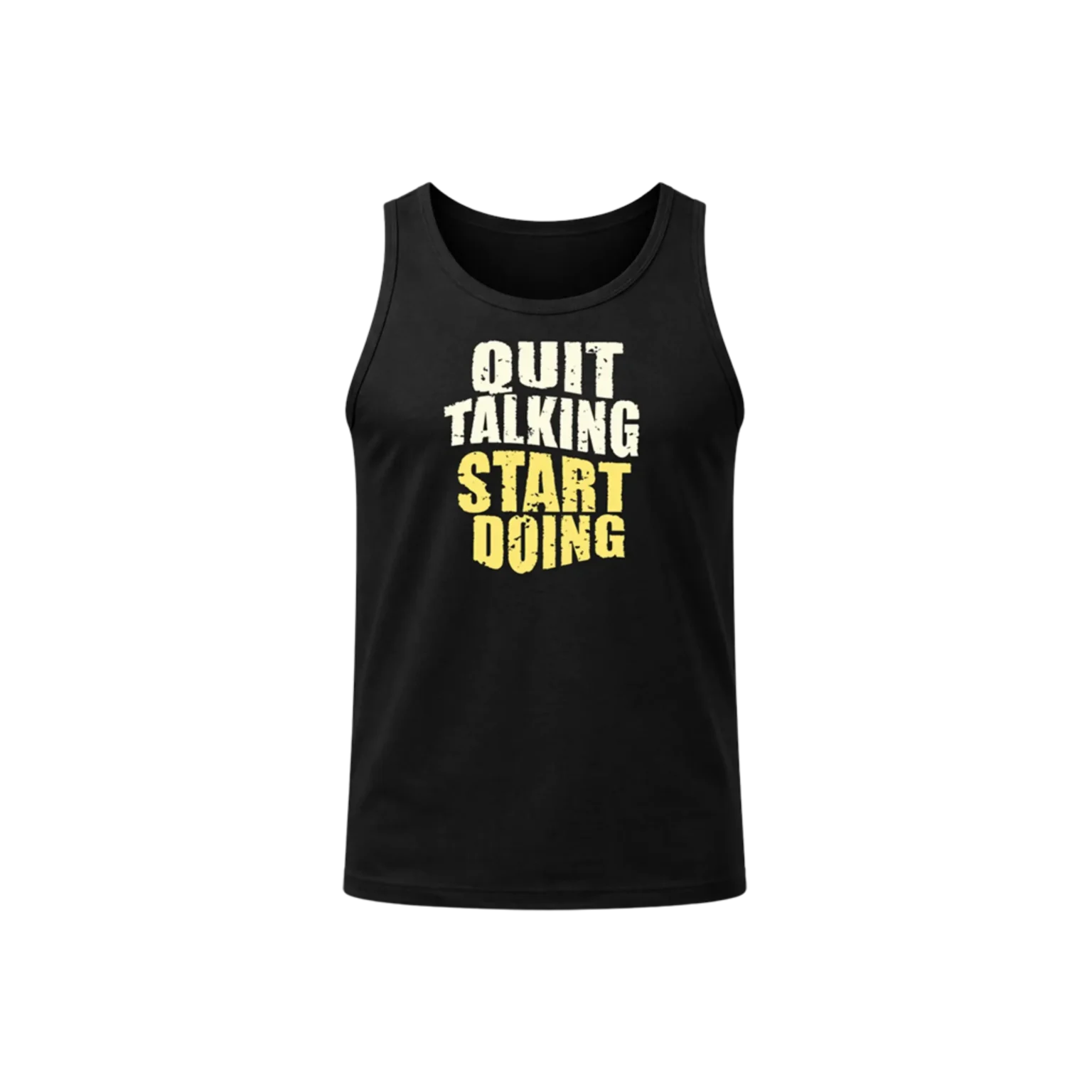 Quit Talking Start Doing Athletic Tank Top