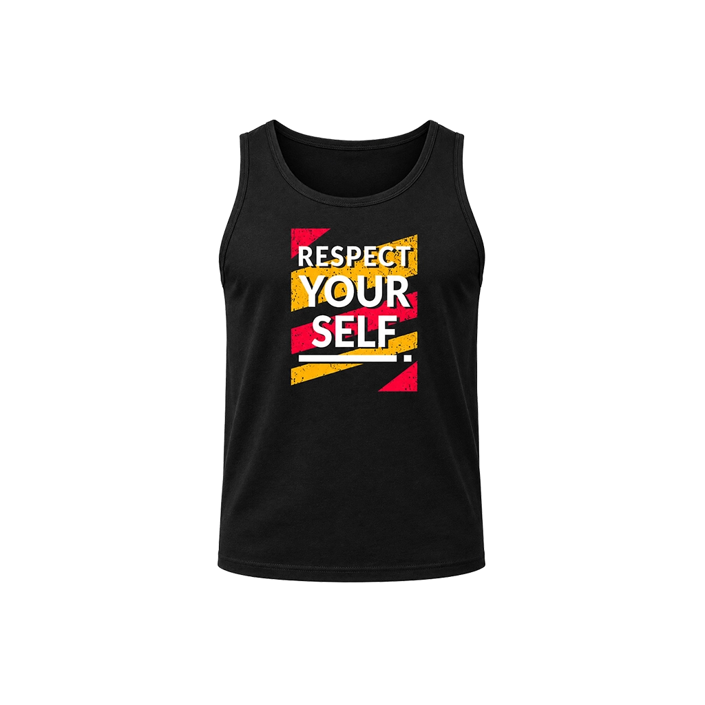 Classic Black “Respect Yourself” Sleeveless Top