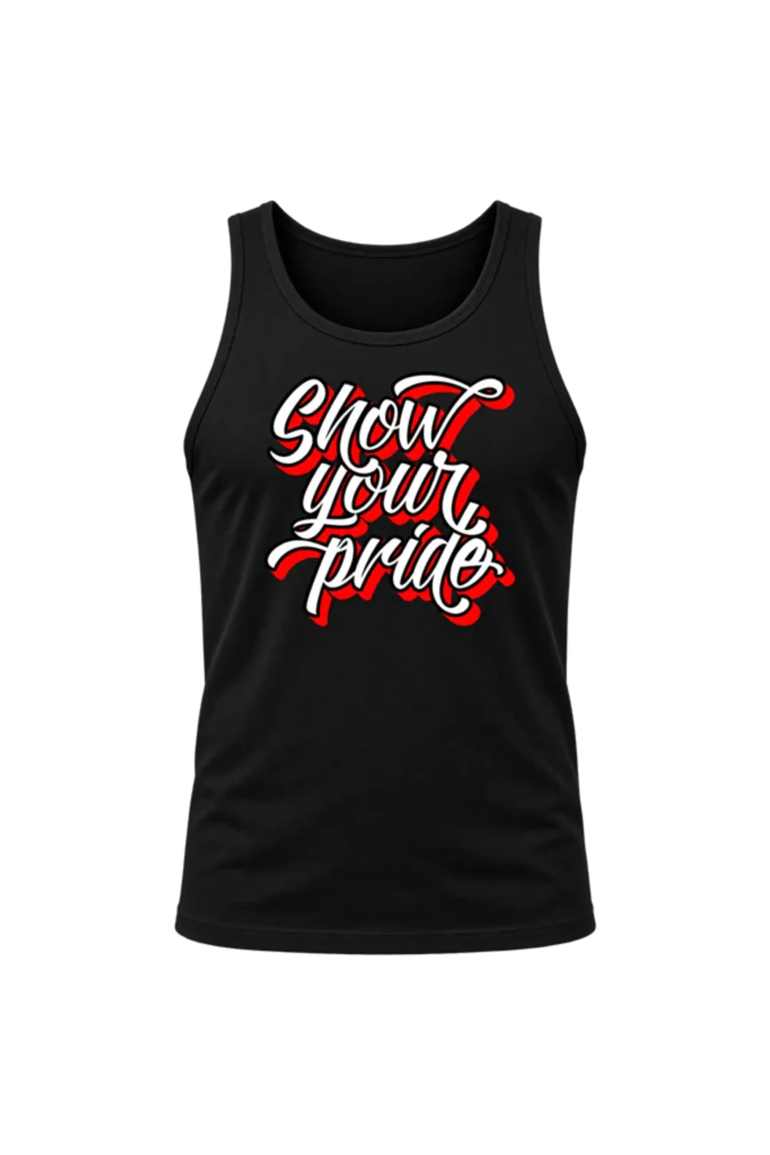 Show Your Pride Black Tank Top