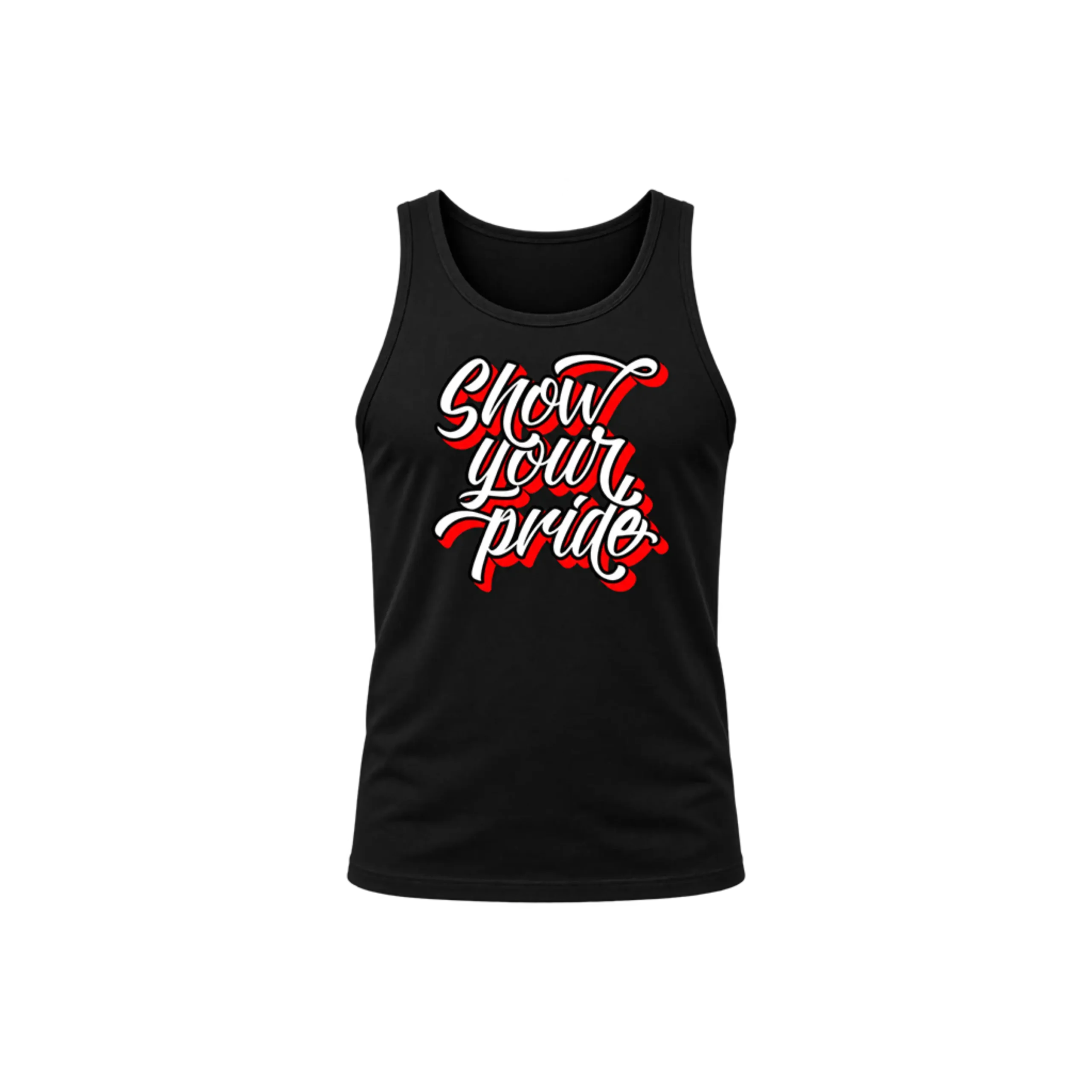 Show Your Pride Black Tank Top