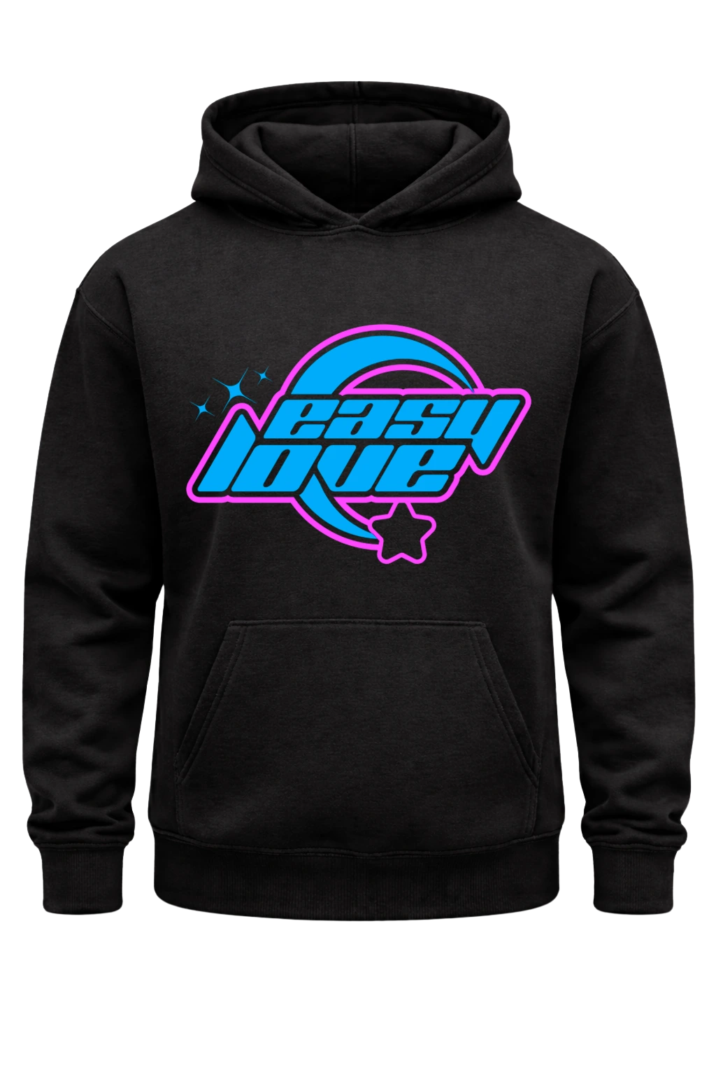 Easy Love Black Hoodie