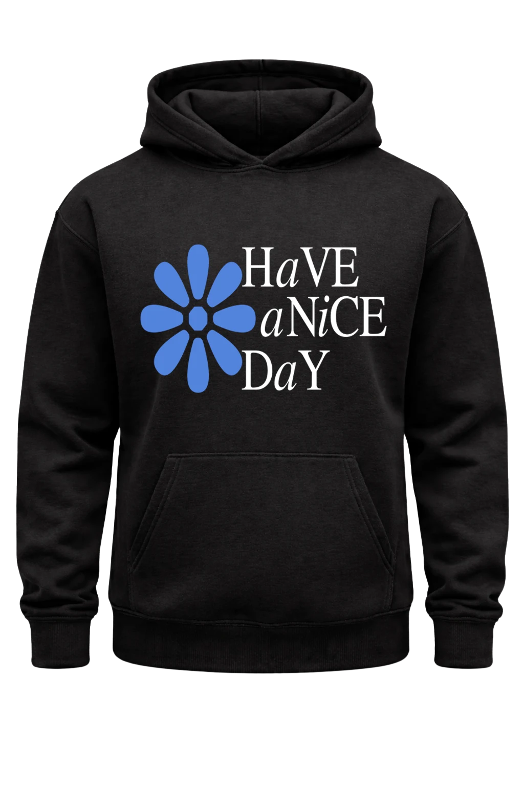 Have A Nice Day Black Hoodie