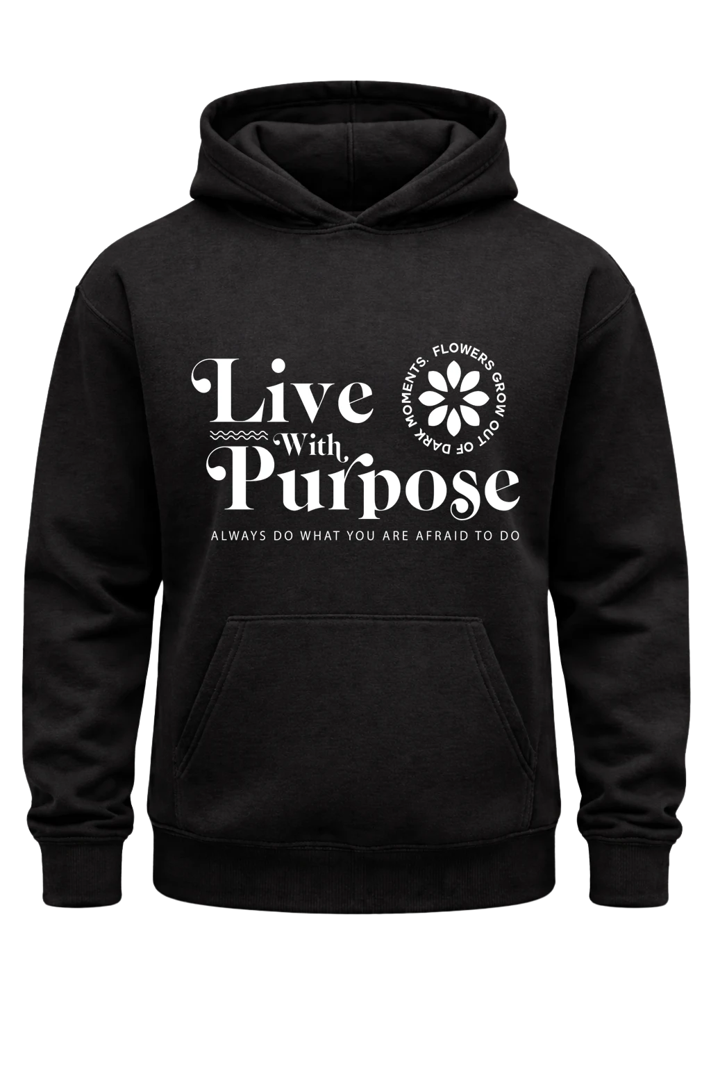Live With Purpose Black Hoodie