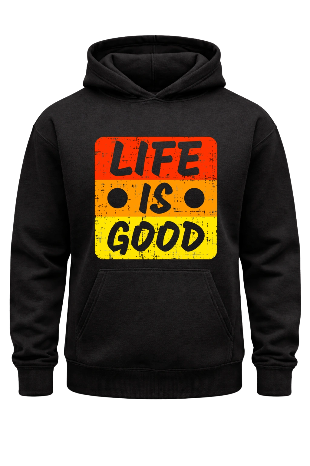 Life Is Good Black Hoodie