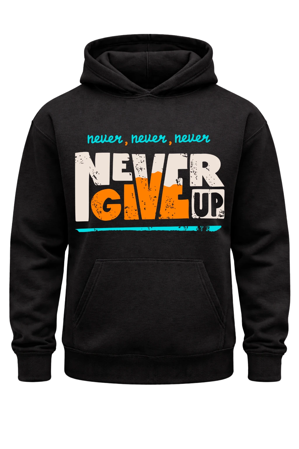 Never Give Up Hoodie