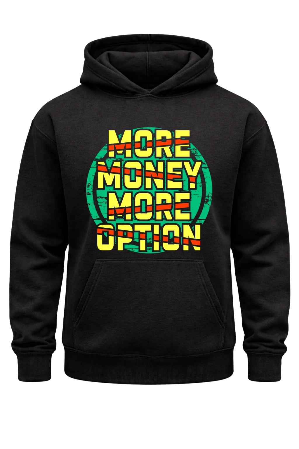 More Money More Option Black Hoodie