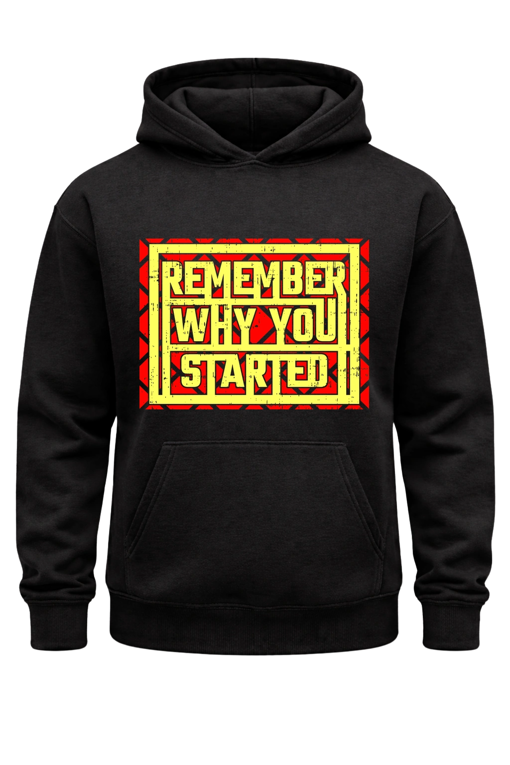 Remember Why You Started Black Hoodie