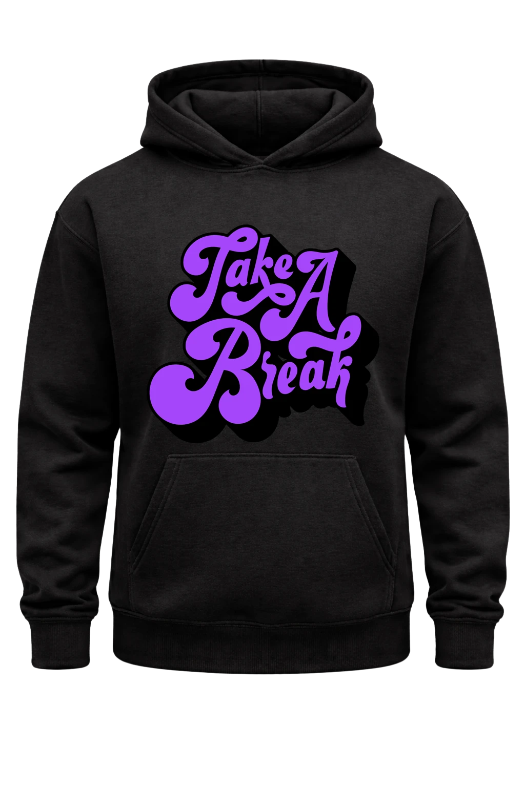 Take A Break Black Hoodie