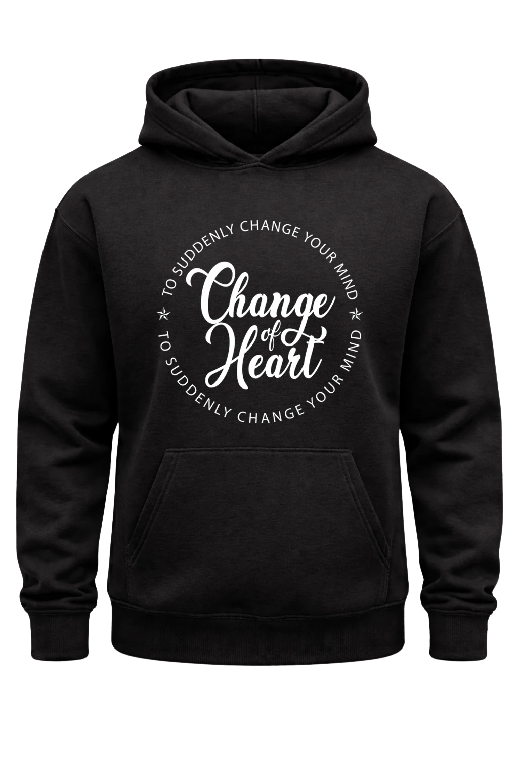 Change Of Heart Black Hoodie