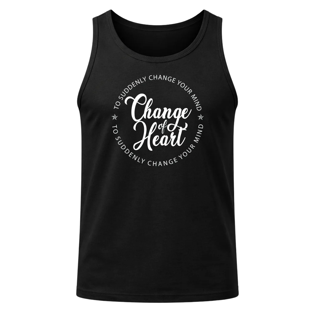 Change Of Heart Black Tank Top