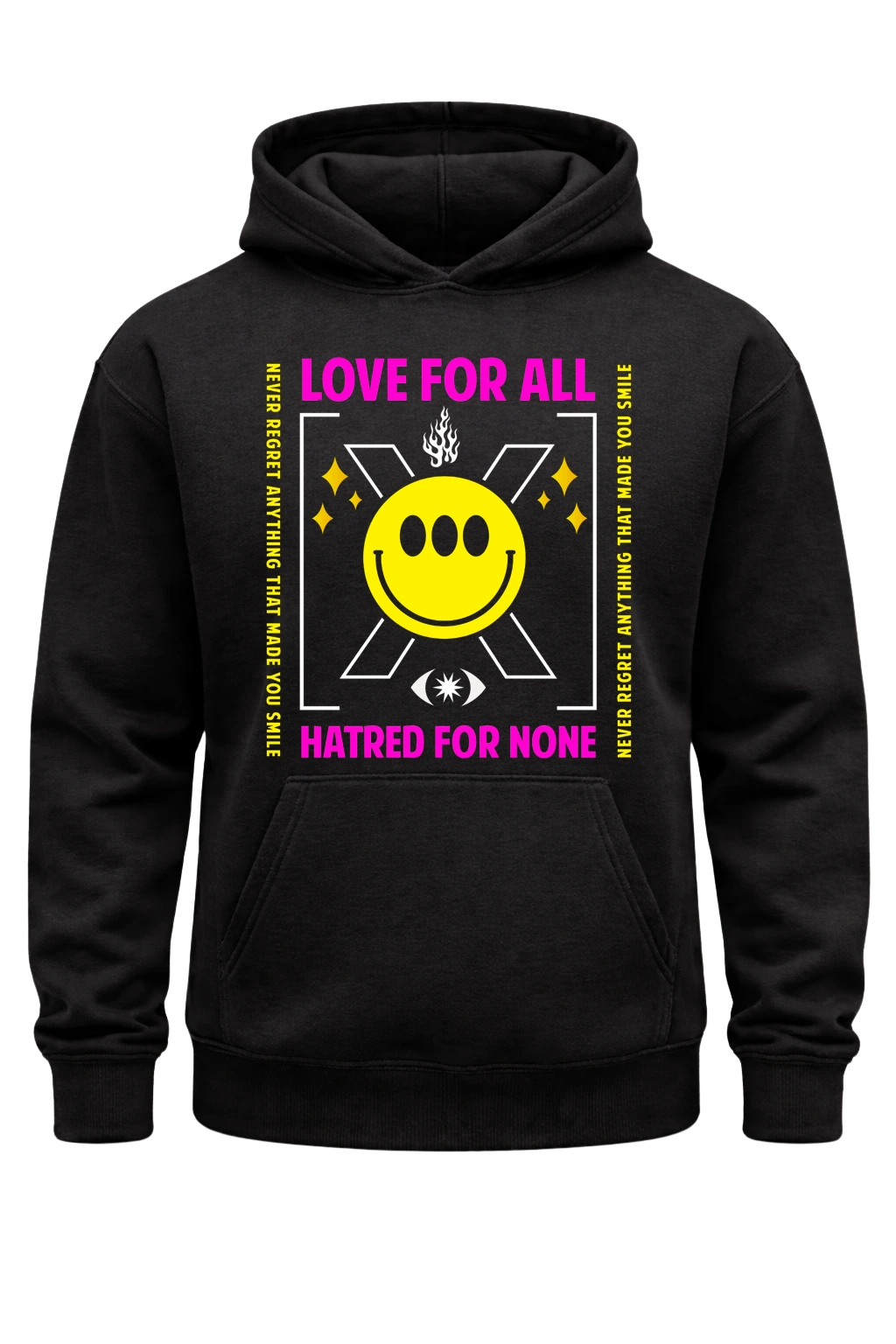 Love For All Black Hoodie