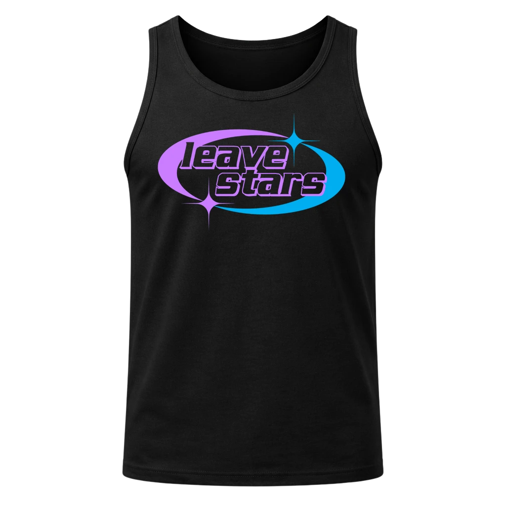 Leave Stars Black Tank Top