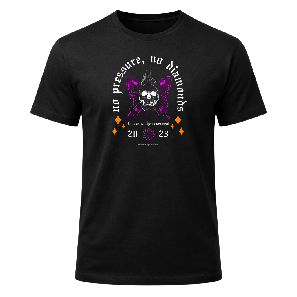 No Pressure, No Diamonds Graphic T-Shirt
