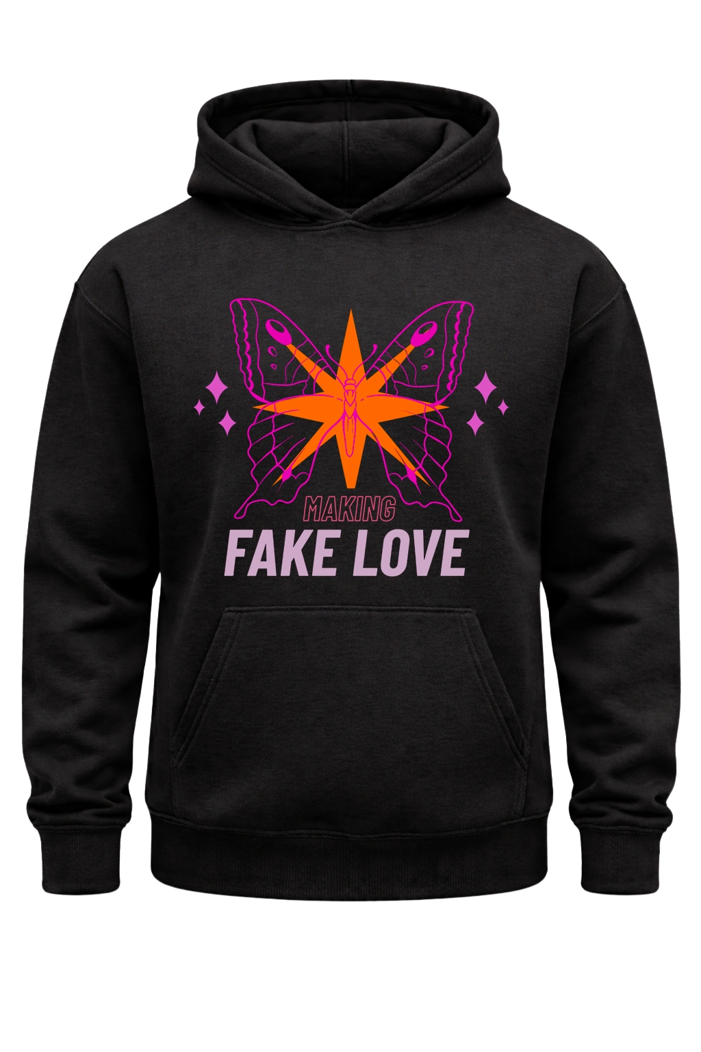 Fake Love Black Hoodie