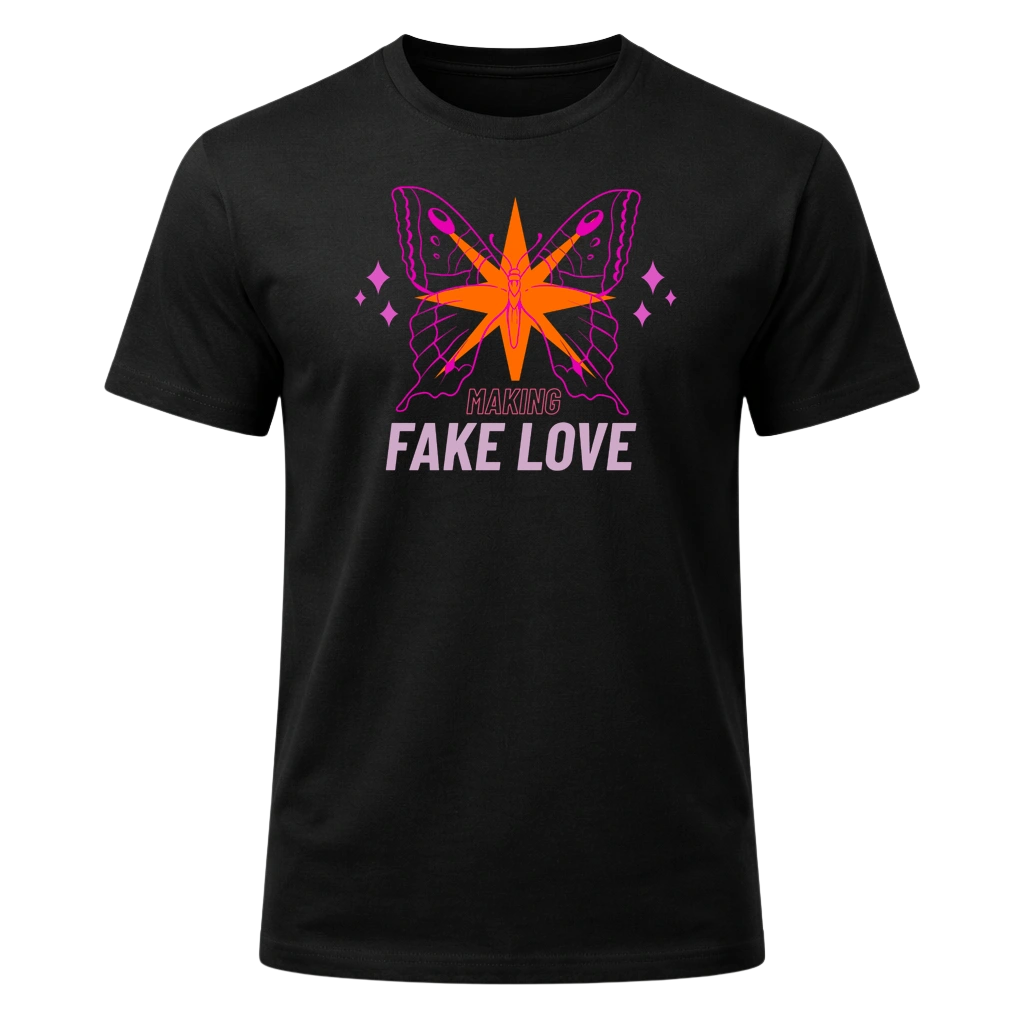 Fake Love Graphic T-Shirt