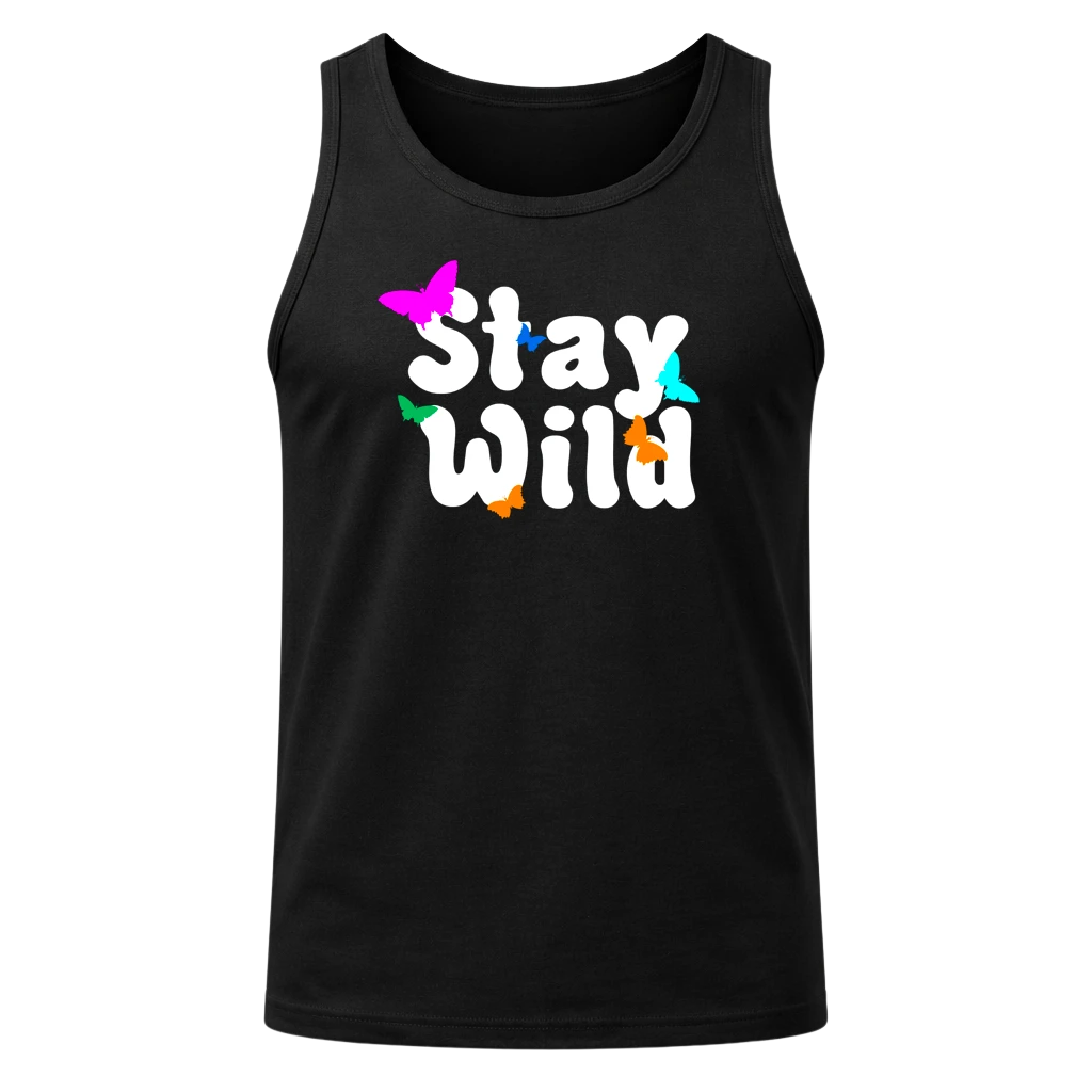 Stay Wild Black Tank Top